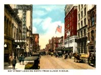 (US)_Knoxville_Gay-Street-looking-north-from-Clinch-Avenue_1923(2)