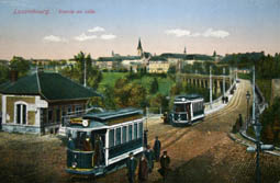 PAGE with Tram photos and card collections